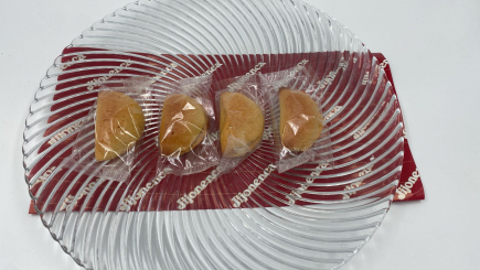 Empanadilla de rellena cabello de ángel