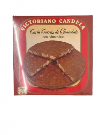 TORTA TURRON CHOCOLATE VICTORIANO CANDELA 200G.