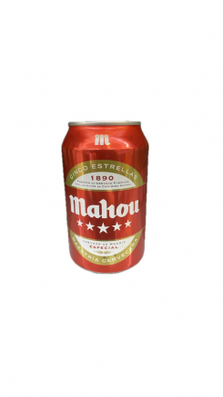 MAHOU 5 ESTRELLAS 33 CL.