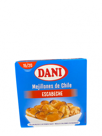 MEJILLONES DE CHILE ESCABECHE DANI 15/20 111gr