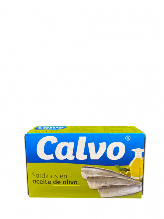 SARDINAS EN ACEITE DE OLIVA CALVO 120gr