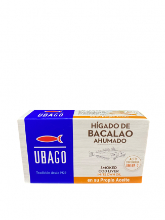 HIGADO DE BACALAO AHUMADO UBAGO 115gr 