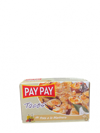 TACOS DE POTA A LA MARINERA PAY PAY 115gr