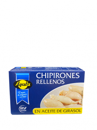 CHIPIRONES RELLENOS EN ACEITE DE GIRASOL AYALA 115gr.
