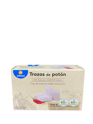 TROZOS DE POTON EN SALSA AMERICANA ALTEZA 115gr.