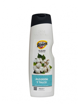 GEL BAÑO ALGODÓN Y TALCO 2R 750ml