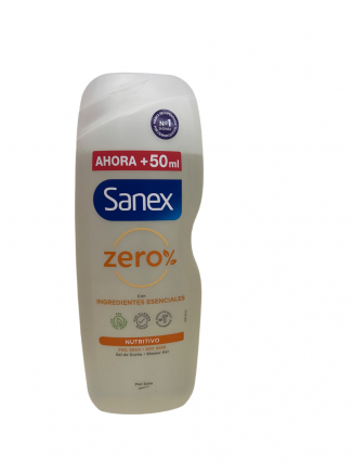 GEL DE DUCHA SANEX ZERO PIEL SECA 600ml