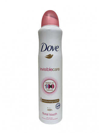 DESODORANTE DOVE INVISIBLE CARE 48 HORAS 0% 250 ML