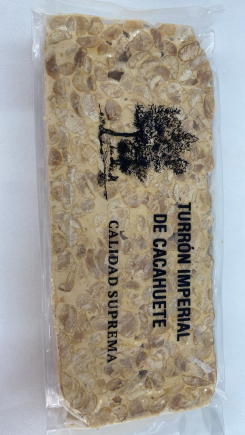 Barra turrón cacahuete 200g